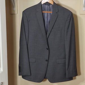 Ralph by Ralph Lauren Classic Solid Wool Suit Jacket Color Grey  Men’s 44 (R)